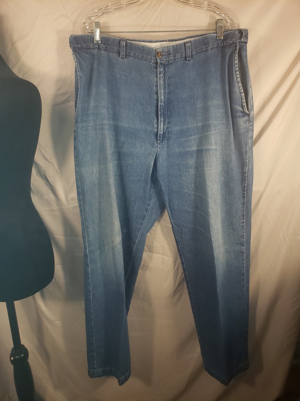 Haggar Relaxed Straight Light Blue Men’s Jeans - 40 X 30